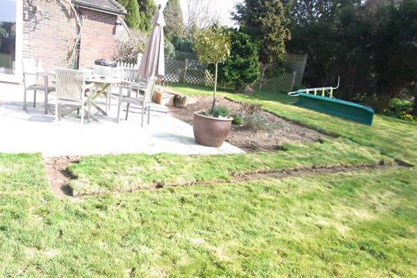 The new border shaped and prepared